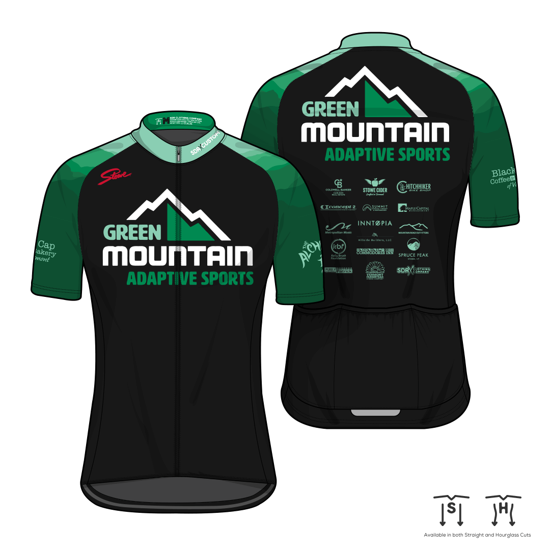 Green Mountain Adaptive Sports Short Sleeve Ultralight Road Jersey