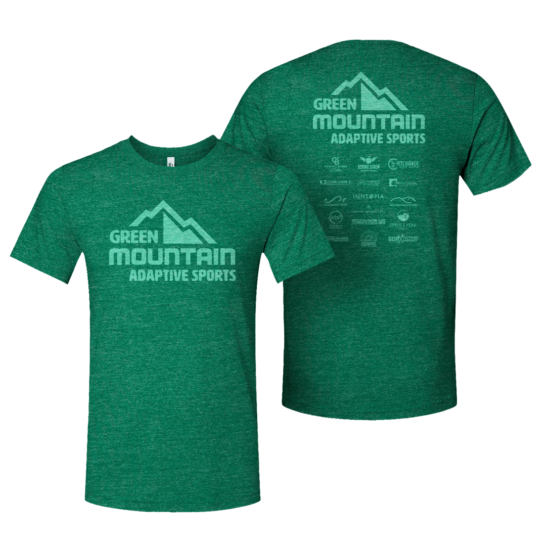 Green Mountain Adaptive Sports Tee