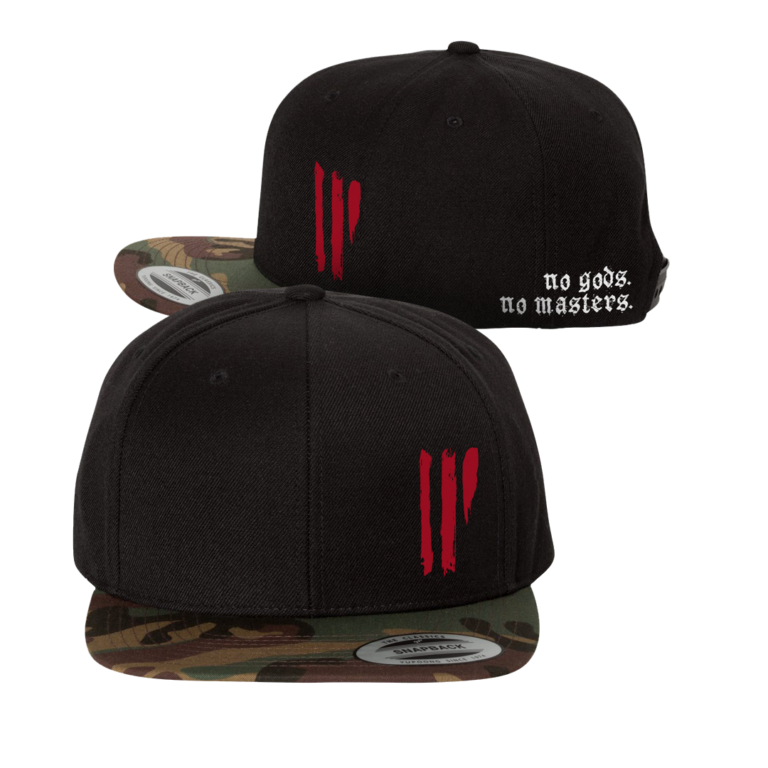 KOTW “No Gods. No Masters.” Wool Blend Snap-Back Cap