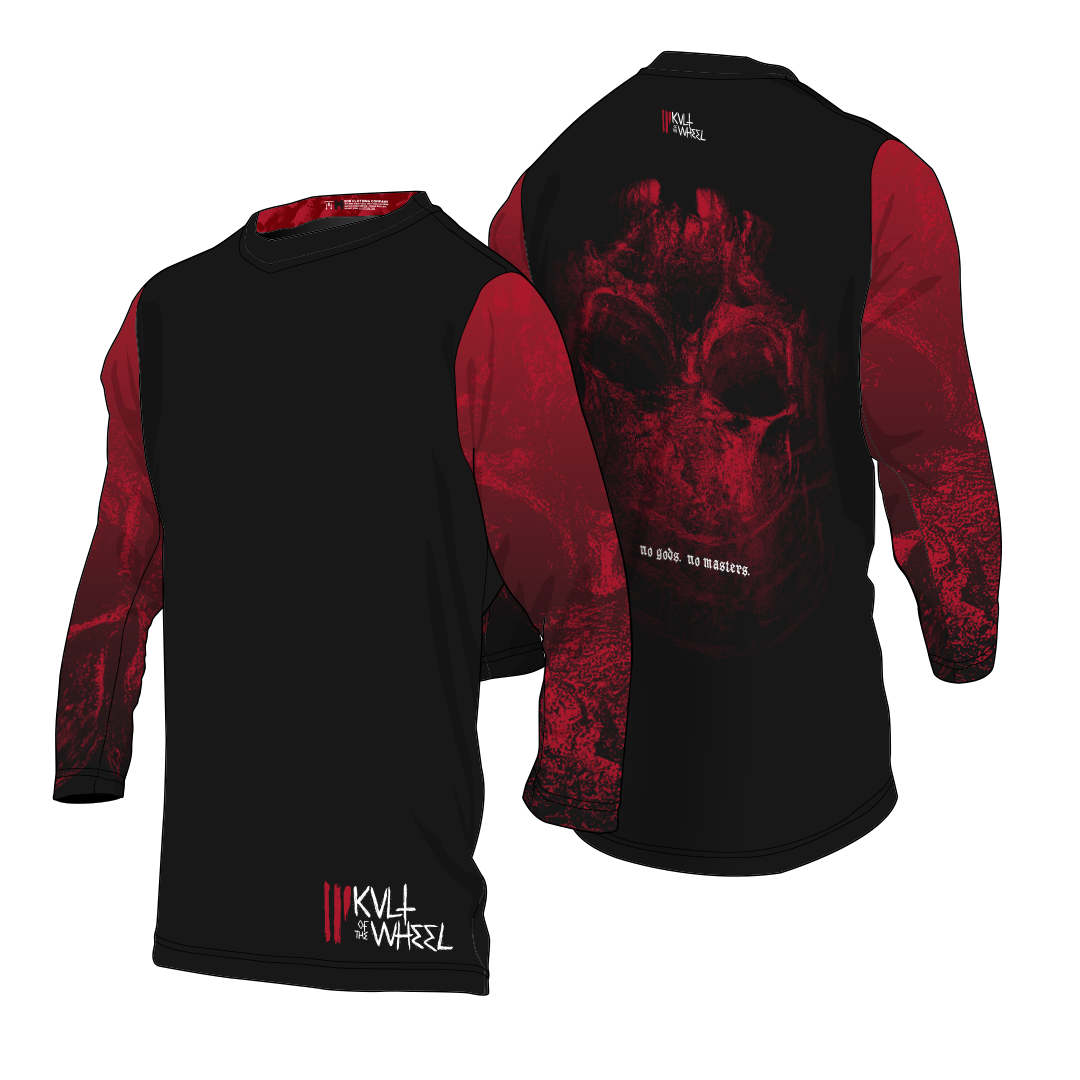 KOTW “No Gods. No Masters.” Three Quarter Sleeve Ultralight Trail Jersey