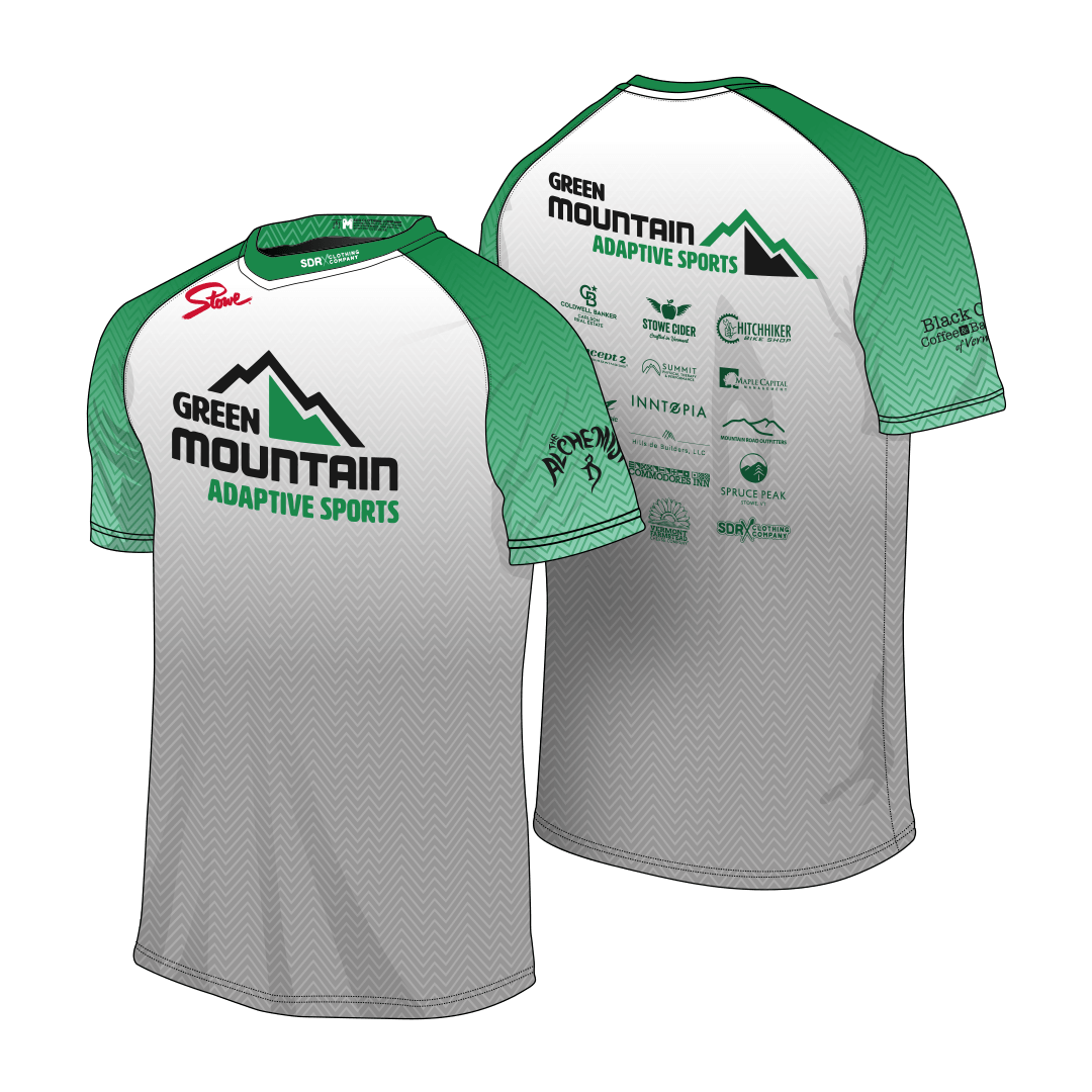 Green Mountain Adaptive Sports Short Sleeve Ultralight Trail Jersey