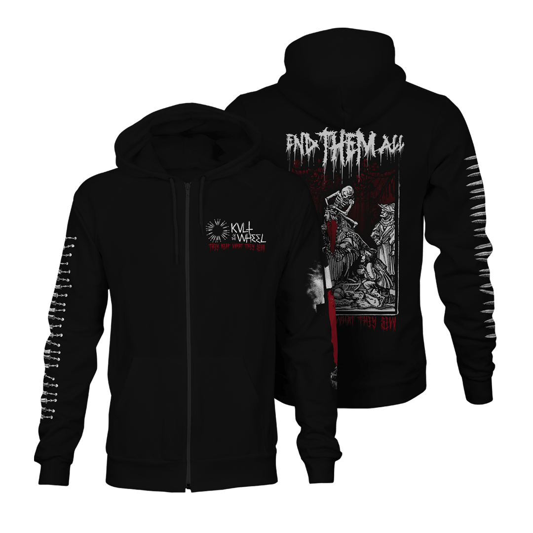 KOTW “End Them All” Heavyweight Zip-Up Hoodie