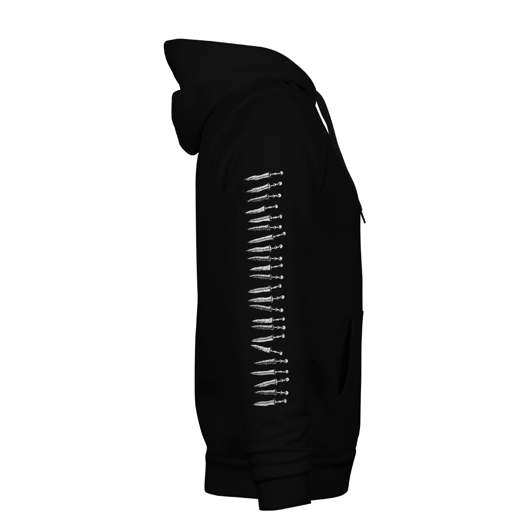 KOTW “End Them All” Heavyweight Zip-Up Hoodie – Right