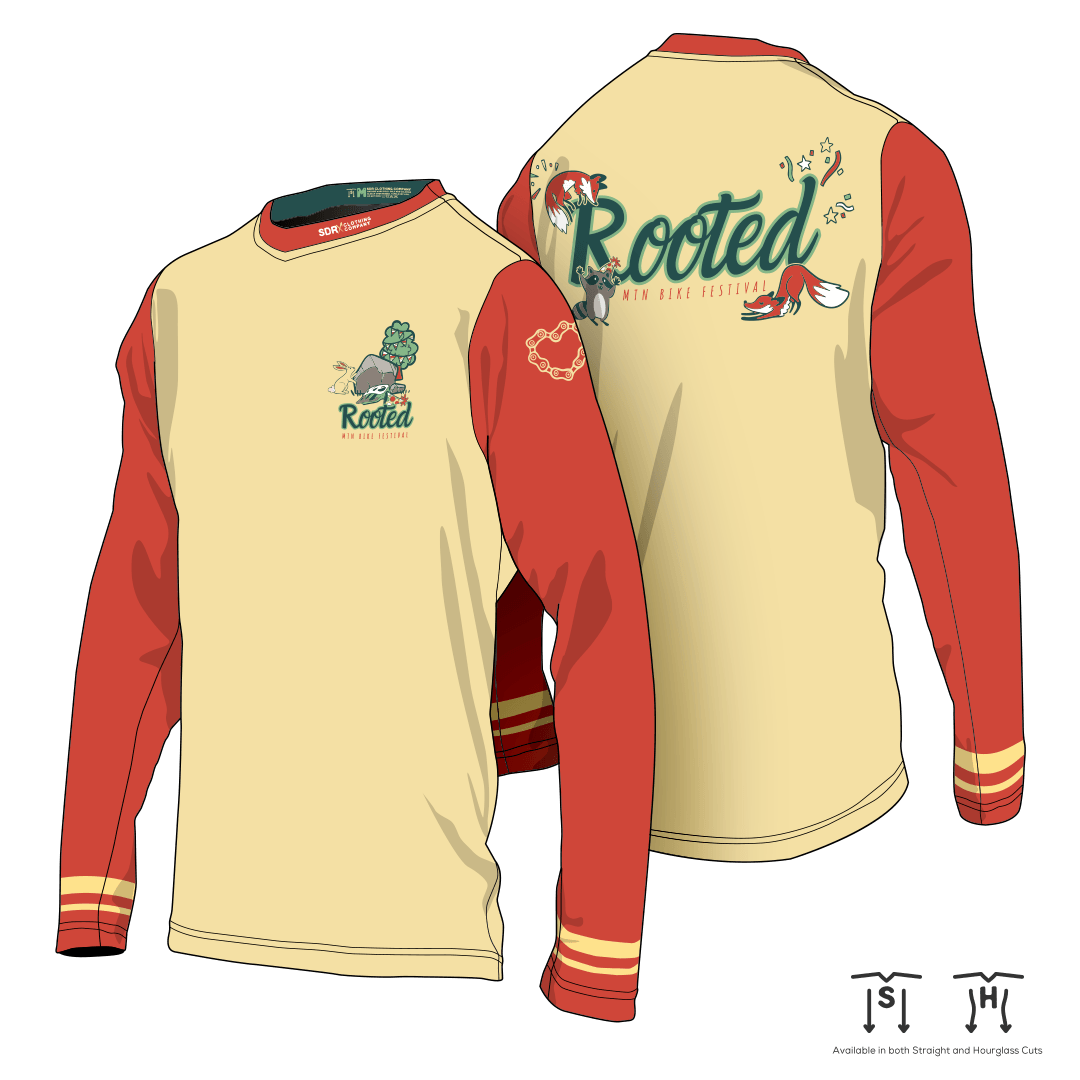 Rooted “Party Animal” Long Sleeve Ultralight Trail Jersey