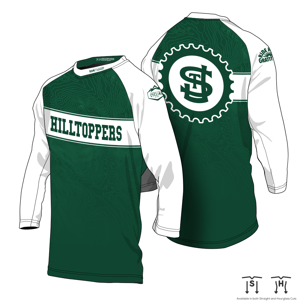 Hilltoppers Three Quarter Sleeve Ultralight Trail Jersey